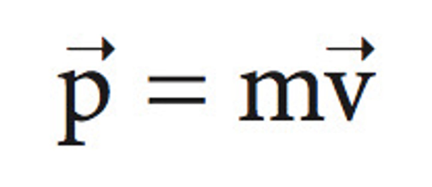 <p>Momentum is measured in kg∗m/s</p>