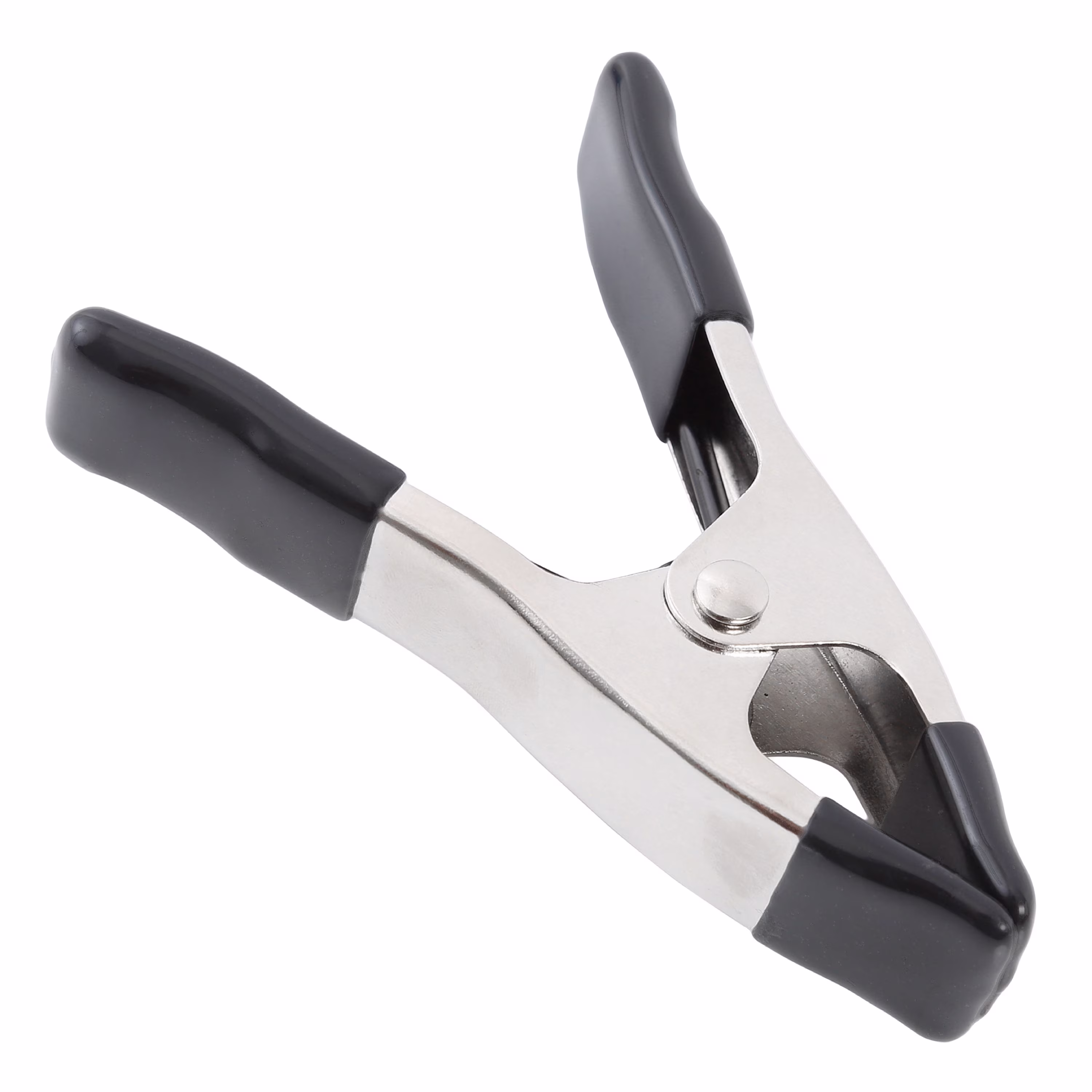 <p><span style="color: rgb(255, 255, 255);">Spring-loaded hand tool with pivoting handles that maintain constant tension, enabling quick, temporary gripping of flat or round objects during assembly, repair, or positioning tasks.</span></p>