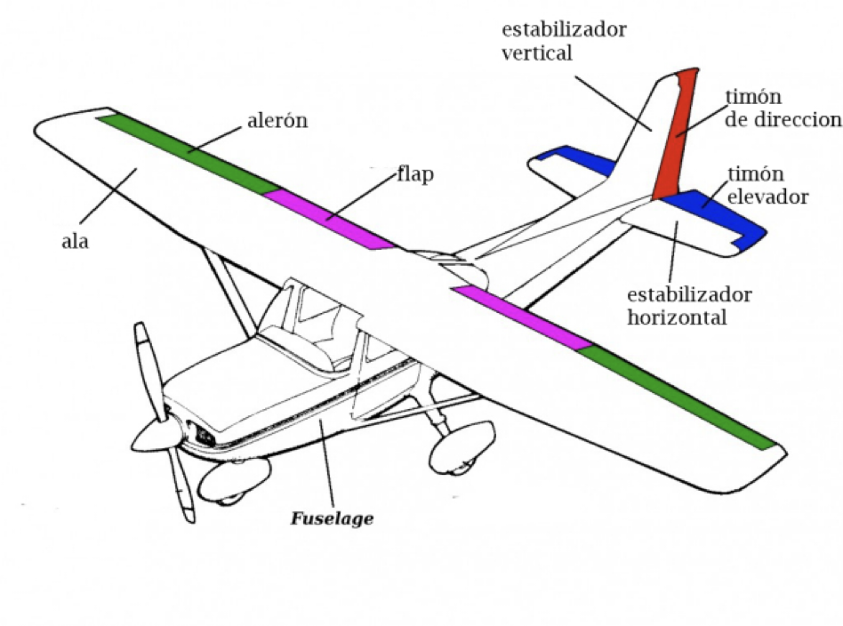 <p>Plano vertical fijo que soporta el timón de dirección.</p>
