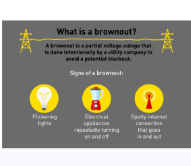 <p>brown out </p>