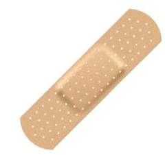 <p>Can I have a bandaid? (informal)</p>