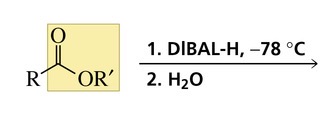 <p>Reaction of an ester with DIBAL-H forms…</p>