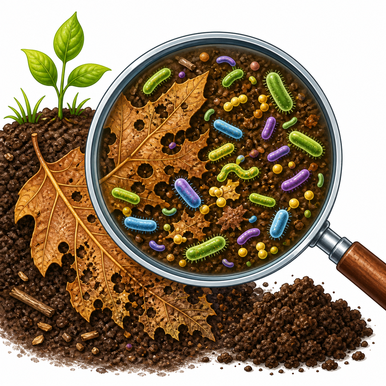 <p>Tiny organisms that act as decomposers to help form soil during primary succession.</p>