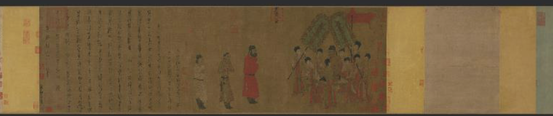 <p>Emperor Taizong of tang receiving the Tibetan Envoy</p>