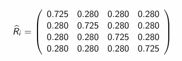 <p>What type of covariance matrix is this?</p>