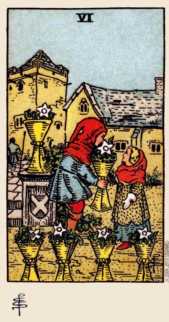 <p>Six of Cups</p>