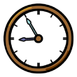 <p>It's 8:55.</p>