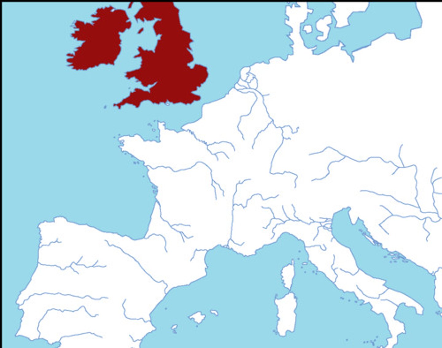<p>les Îles britanniques</p>