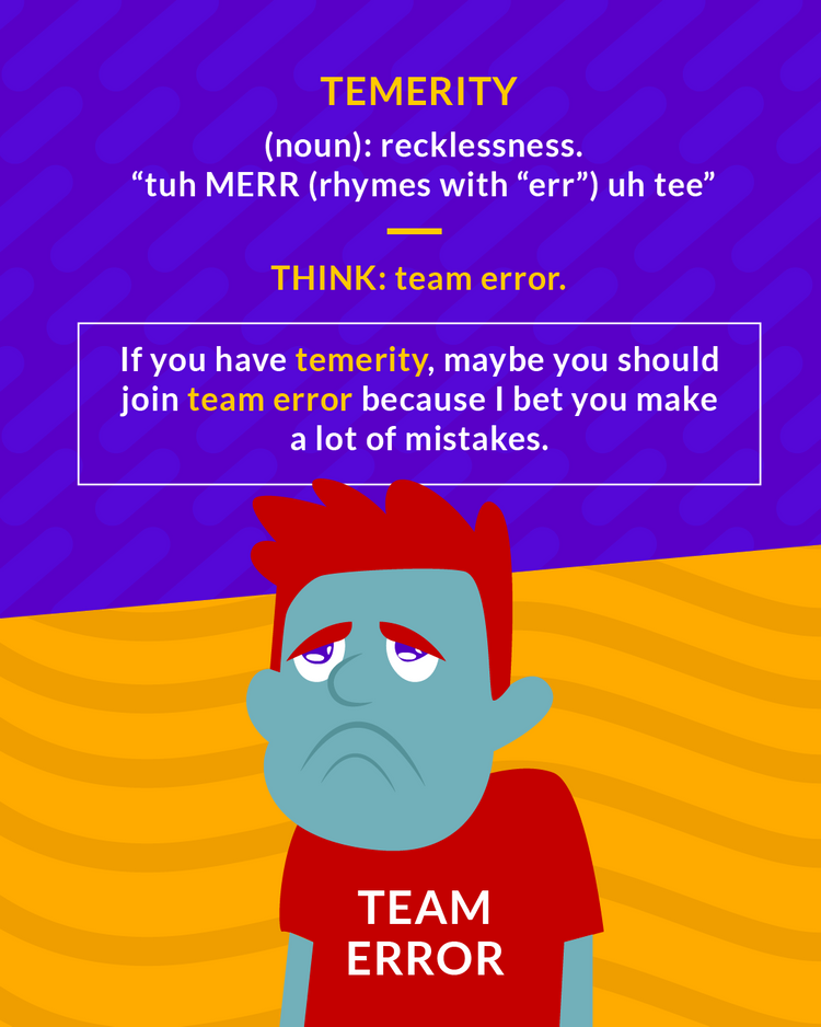 <p>(noun) recklessness; a foolish disregard of danger</p>
