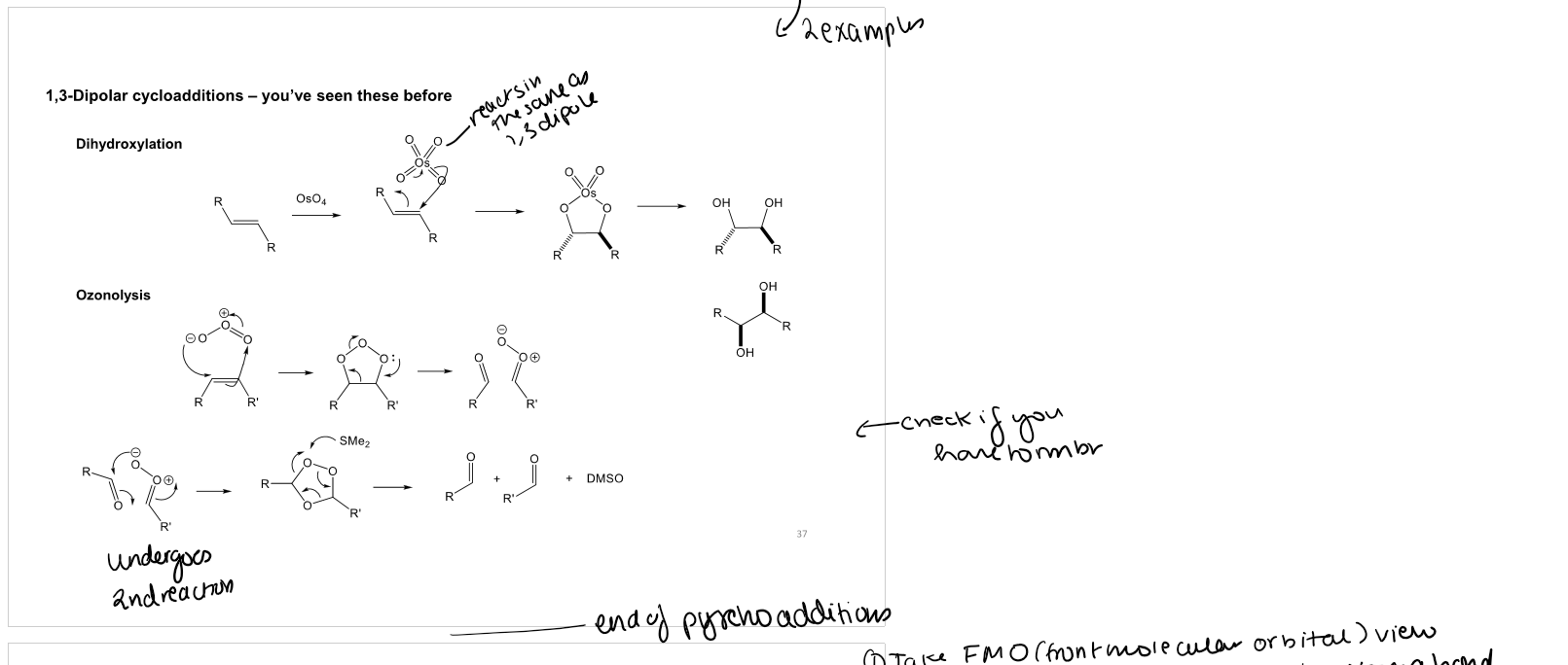 <p>dihydroxylation</p><p>ozonolysis</p>
