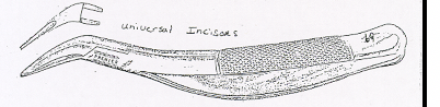 <p>Upper Incisor forceps </p>