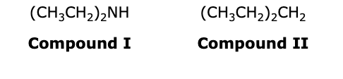 <p><span>Which of the compounds shown below is more soluble in water?</span></p><p><strong><br>A</strong></p><p>Compound I</p><p><strong>B</strong></p><p>Compound II</p><p><strong>C</strong></p><p>They are about equally soluble.</p><p><strong>D</strong></p><p>Neither has appreciable water solubility.</p>