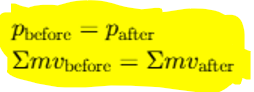 <p>That the amount of momentum in a system is always the same </p>