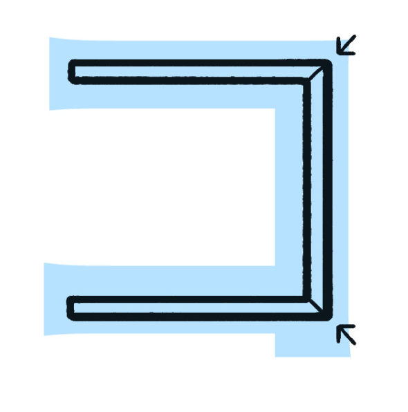 <p>“Ko” → 90° corners!!</p>