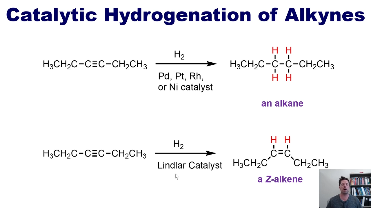 <p>H2 and lindlar’s catalyst </p>