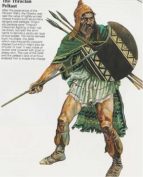 <ul><li><p><span style="background-color: transparent;">Someone who used missiles for fighting </span></p></li><li><p><span style="background-color: transparent;">Would use a bow and arrow/ javelin/ and would be lightly armed </span></p></li></ul><p></p>