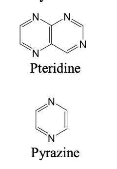 <p>What are these and what drug has each of these structures? </p>