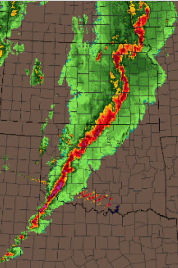 <p>This is a (MULTICELL/SINGLECELL TERM TERM Thunderstorm known for its linear shape, impressive length yet narrow width, and heavy rain and wind.)</p>