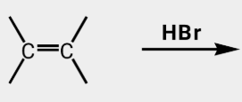 <p>addition of HX</p>