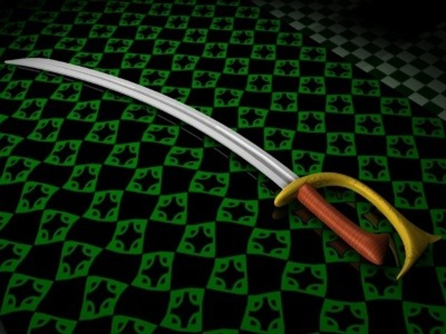 <p>thanh kiếm cong</p><p>= sabre (BrE)</p>