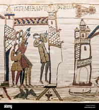 <p>A monumental embroidered tapestry depicting the events leading up to the Norman conquest of England in 1066. The Bayeux Embroidery serves as both a historical record and a work of art, showcasing the craftsmanship and narrative style characteristic of the Romanesque period. The Bayeux Embroidery is a detailed narrative tapestry embroidered in wool that illustrates the story of the Norman Conquest. Spanning nearly 70 meters, it features over 600 figures and is notable for its vivid imagery and historical significance. </p>