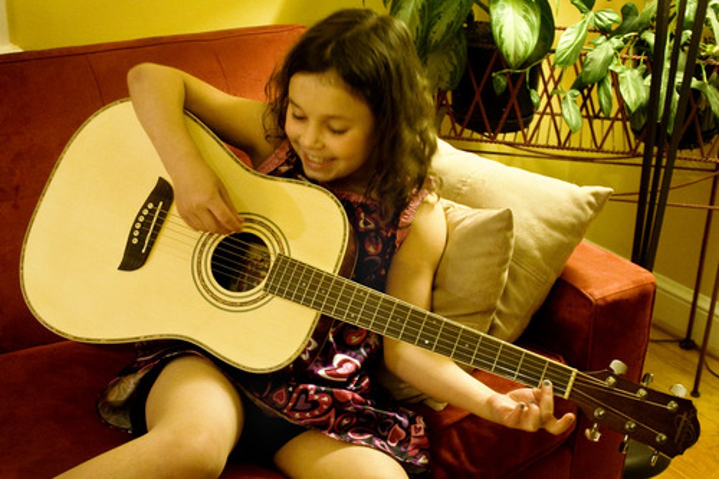 <p>une guitare</p>