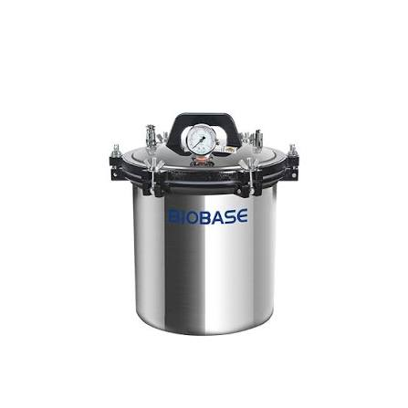<p>Autoclave, uses steam under pressure</p>