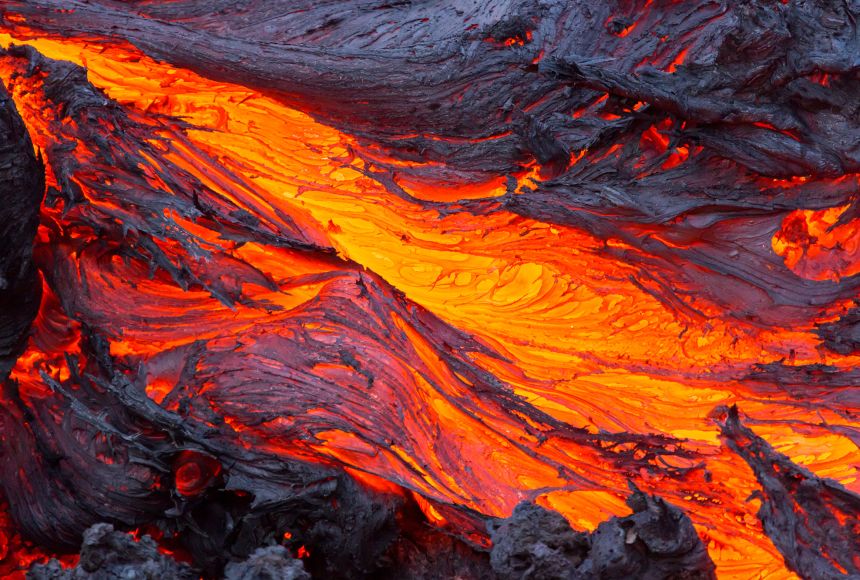 <p>molten rock</p>