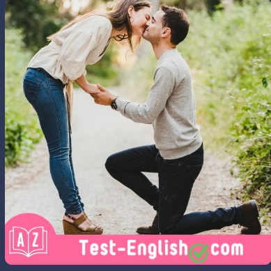 <p>When you _____, you ask the other person to marry you</p>