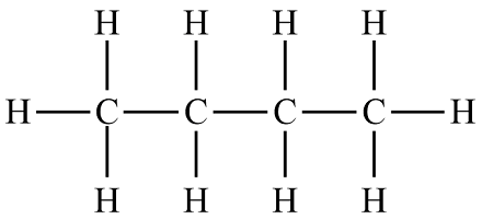 <p>4 carbon alkane</p>