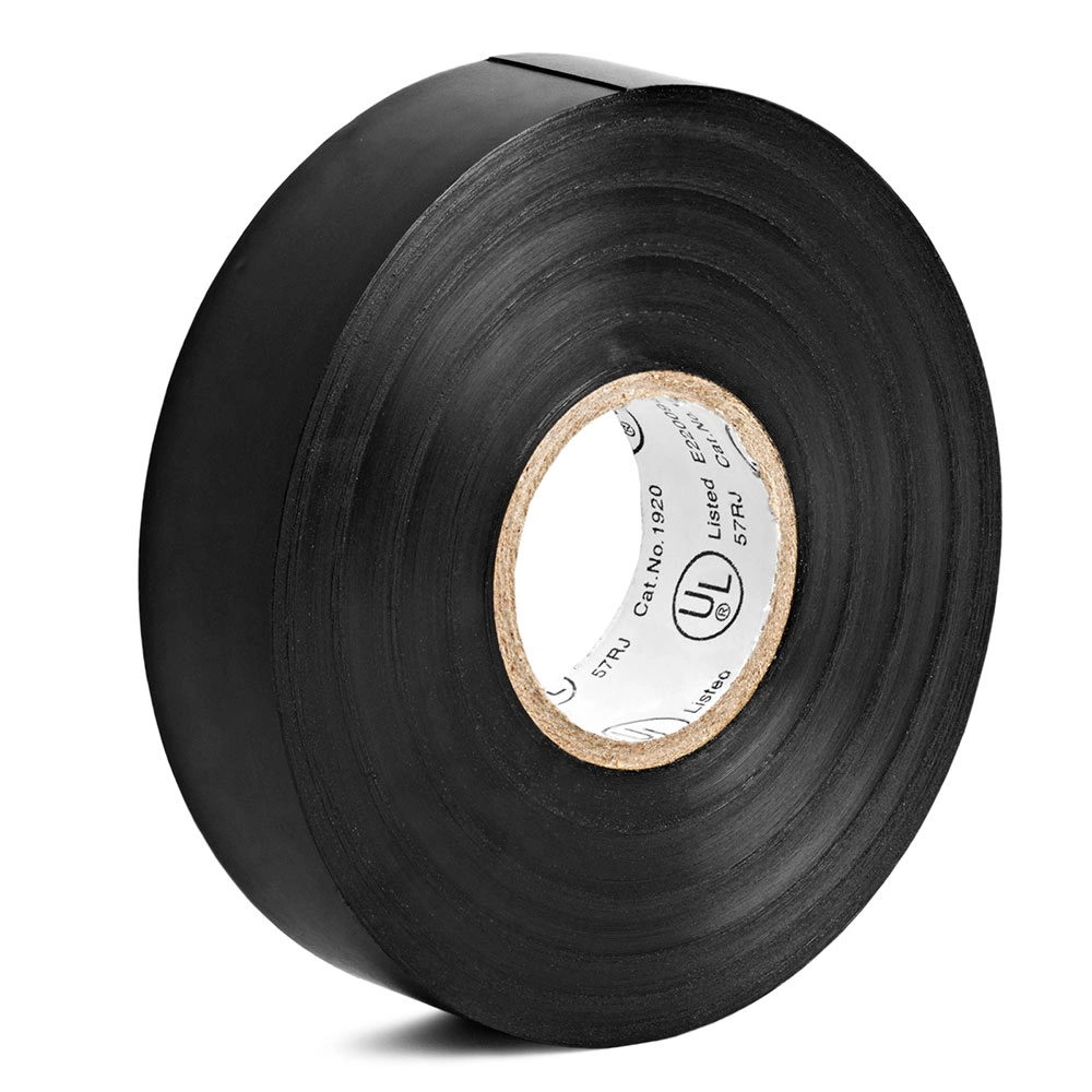 <p>Vinyl electrical insulating tape used to wrap and protect wire splices and connections, providing moisture resistance and electrical insulation. Used without friction tape.</p>