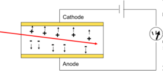 <p>Process of how gas filled detectors function</p>