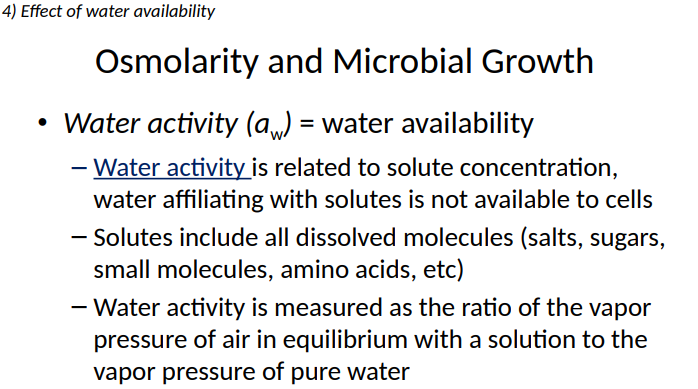 <p>air in equilibrium with a solution to the vapor pressure of pure water</p>