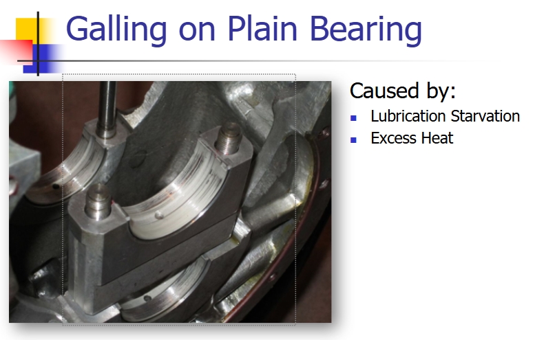 <p>Plain Bearing Failure</p>