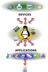 <p>Portability means that software can work on different types of hardware in the same way.</p>