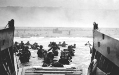 <p>June 6, 1944, 160,000 Allied troops landed along a 50-mile stretch of heavily-fortified French coastline to fight Nazi Germany on the beaches of Normandy, France. General Dwight D. Eisenhower called the operation a crusade in which "we will accept nothing less than full victory." More than 5,000 Ships and 13,000 aircraft supported the D-Day invasion, and by day's end on June 6, the Allies gained a foot- hold in Normandy.</p>