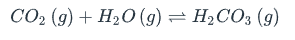 <p>What is the effect of adding more carbon dioxide to the following equilibrium reaction? | A) The equilibrium is pushed in the direction of reactants B) CO2 concentration increases C) There is no effect D) More H2CO3 is produced</p>