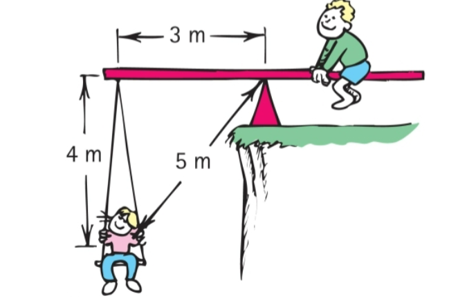 <p>Step 4: Compare the torques</p><p>Boy:</p><ul><li><p>Force = <strong>500 N</strong></p></li><li><p>Distance = <strong>1.5 m</strong></p></li></ul><p></p>