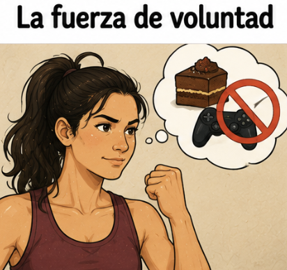 <p>la fuerza de voluntad</p>