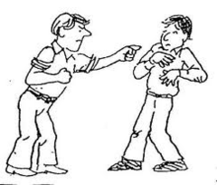 <p>(v.) to confront verbally - đấu khẩu, khẩu chiến (Though Antoinette was normally quite calm, when the waiter spilled soup on her for the fourth time in 15 minutes she stood up and accosted the man.)</p>