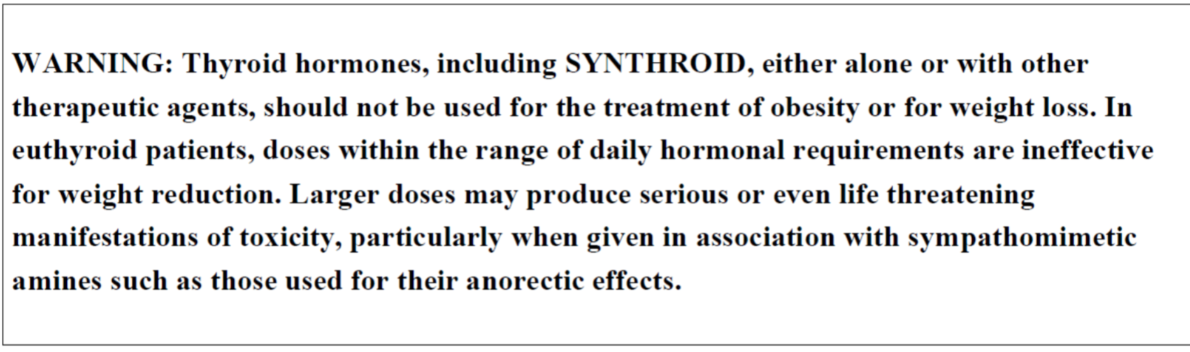 <p>This can lead to what is known as FACTITIOUS</p><p>HYPERTHYROIDISM</p>