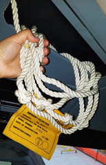 <p>To be used to evacuate the aircraft from the Flight Deck window.</p>