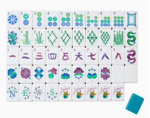 <p>Aquatic and tropical hues featuring deep blues and refreshing greens.</p>