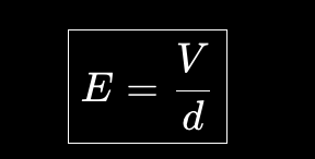 <p>where d is the distance between plates</p>