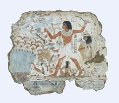 <p>In ancient Egyptian art, the use of hierarchical scale—where more important figures are depicted larger than less important ones—primarily reflects:</p>