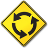 <p>When inside a roundabout you must:</p>