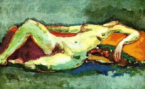 <p>Dongen’s Reclining Nude</p>