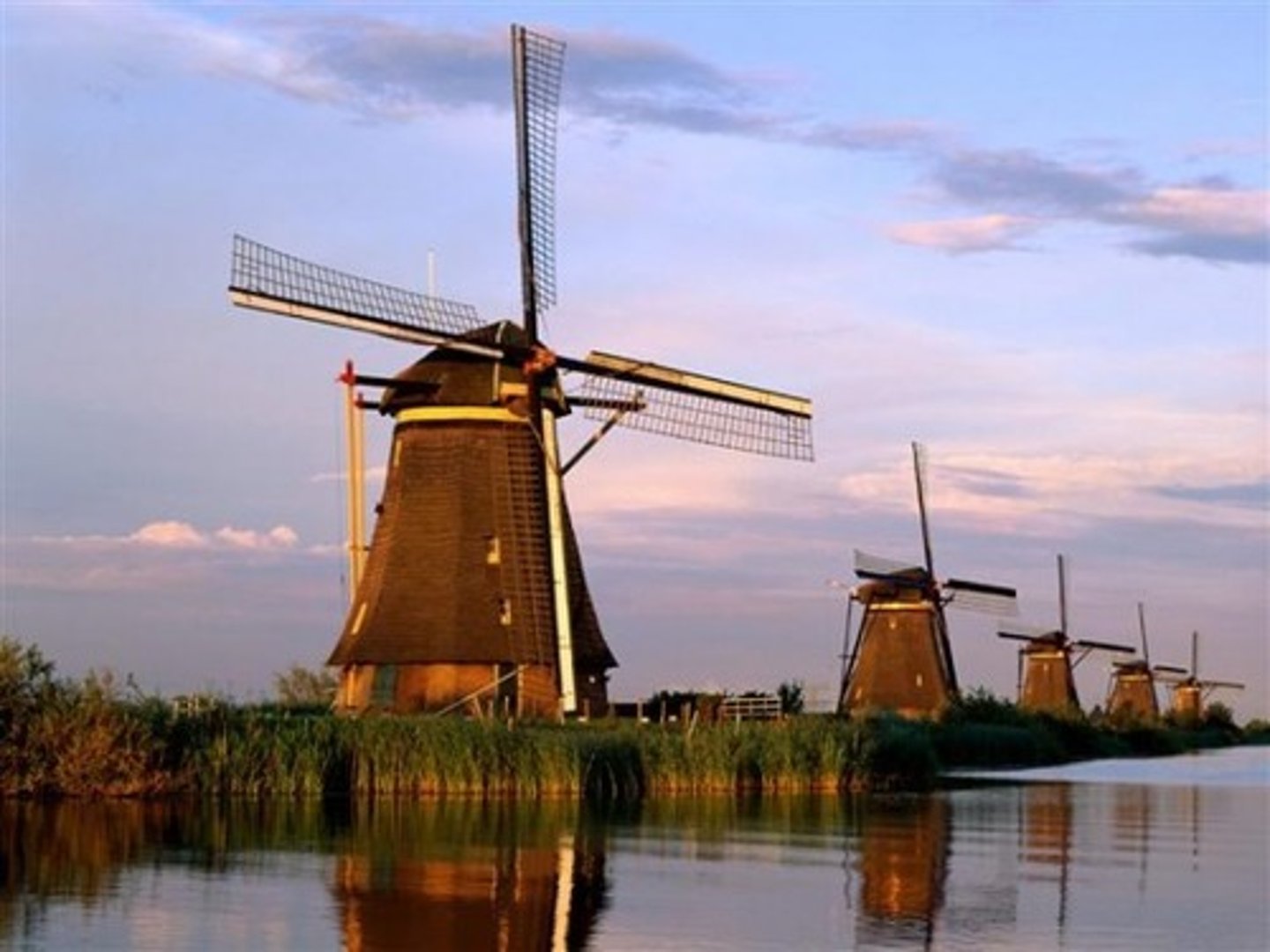 <p>un moulin à vent, une éolienne</p>