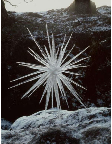 <ul><li><p>at night → picture → melt</p></li><li><p>belongs to no-one</p></li><li><p>dissapear back to the earth</p></li><li><p></p></li></ul><p></p>