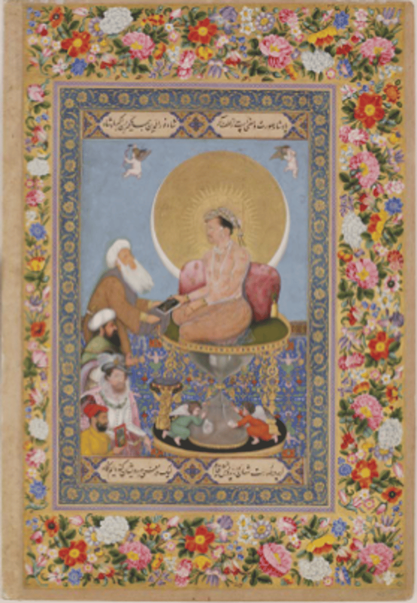 <p>Artist: Bichitr</p><p>Period:</p><p>Dates: c. 1620 C.E.</p><p>Culture: India, Islamic, Mughal Dynasty</p><p>Material: Watercolor, gold and ink on paper</p>